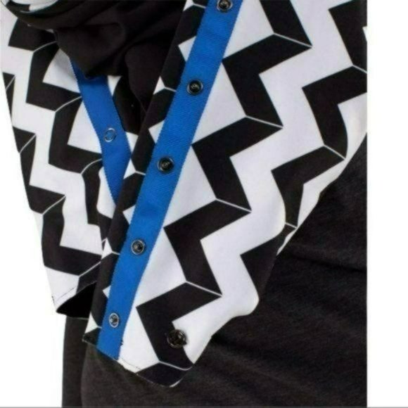 Lululemon Vinyasa Scarf Arrow Black and White Chevron, Brand New - Picture 4 of 10